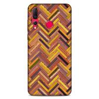 Lopard Huawei P Smart Z Uyumlu Kılıf Wood'X (39) Liquid Crystal Kılıf Baskılı