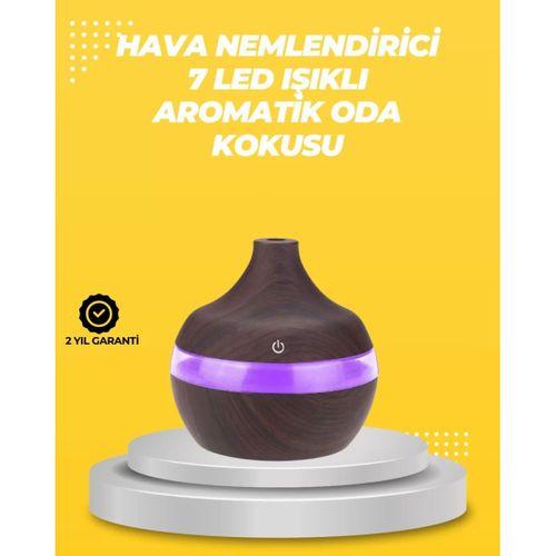 7 Renk Led Işıklı Ultrasonik Aroma Difüzör 300 Ml