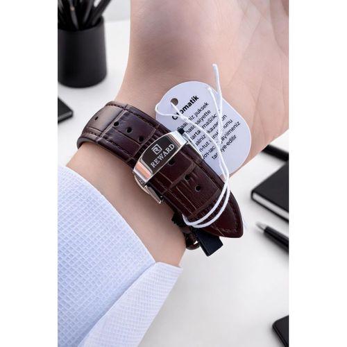 Reward İtalyan Bileklik Hediyeli Deri Kordon Otomatik Mekanizma 5 Atm Erkek Kol Saati W.147651.4