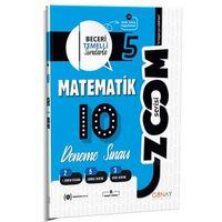 5. Sınıf Matematik 10 lu Denemeleri Zoom Serisi Günay Yayınları
