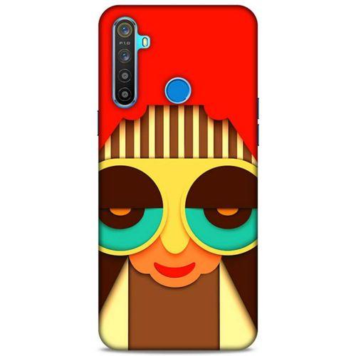 Lopard Oppo Realme 5i Uyumlu Kılıf Soyut Sanat (5) Baskılı Koruma Kabı