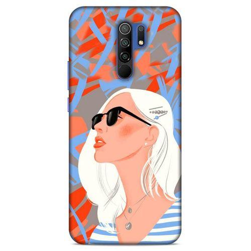 Lopard Xiaomi Redmi 9 Uyumlu Kılıf Sürreal Yüzler ♀ (13) Silikon Kap Baskılı