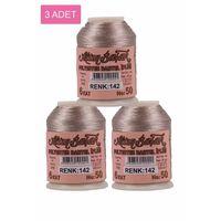 3 Adet Altınbaşak Oya ve Dantel İpi 20 gr - Royaleks - No: 142