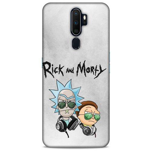 Oppo A9 2020 Uyumlu Kılıf Rick And Morty (4) Koruma Kılıfı Eye Patch Morty