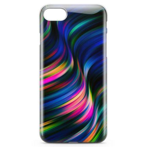 Apple iPhone SE 2020 Kılıf Boya Dalgası Arka Kapak Koruma Desenli Full Koruyucu
