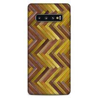 Lopard Samsung Galaxy S10 Uyumlu Kılıf Wood'X (31) TPU Kılıf Baskılı