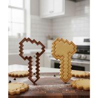 Anahtar Figürlü Kurabiye Kalıbı ve Hamur Kesici – Şeker Hamuru ve Oyun Hamuru İçin Tek Parça Kalıp