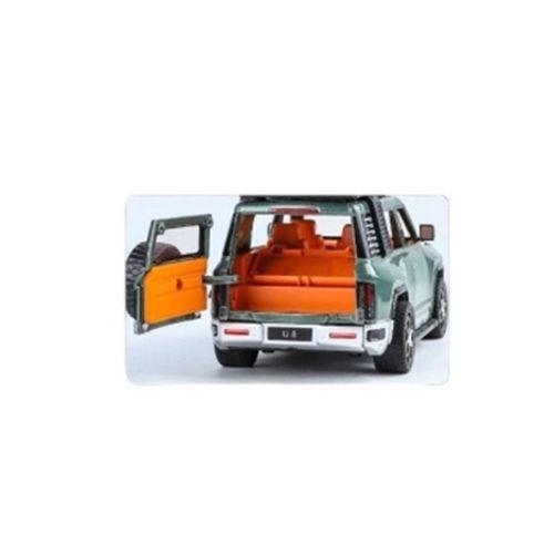 Eğitici Oyuncak XHD-B2432 -Vardem Çek Bırak  Işıklı ve Sesli Kapıları Açılan Lr Jeep 1:24