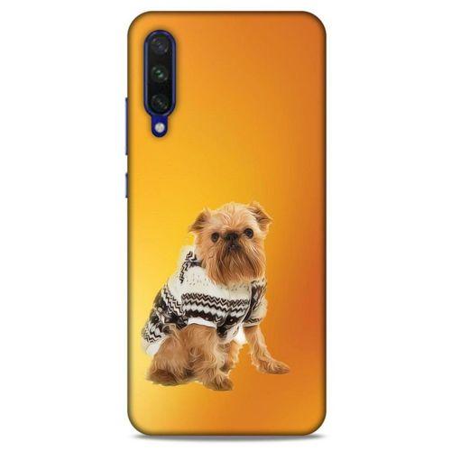 Xiaomi Mi A3 Kılıf Köpek Kıyafetleri (28) Arka Kapak Brüksel Griffonu Hırka