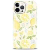 iPhone 14 Pro Kılıf HD Baskılı Kılıf - Limon + Tam Ekran Koruyucu