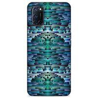 Lopard Oppo A92 Uyumlu Kılıf PiXel (20) Koruyucu Kılıf Mavi