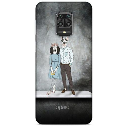 Xiaomi Redmi Note 9S Kılıf FunnyMaX (46) Core Armor Kılıf Antrasit Köpek