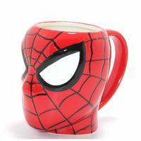 3d Spiderman Tasarımı Porselen Kupa Bardak Alk4568
