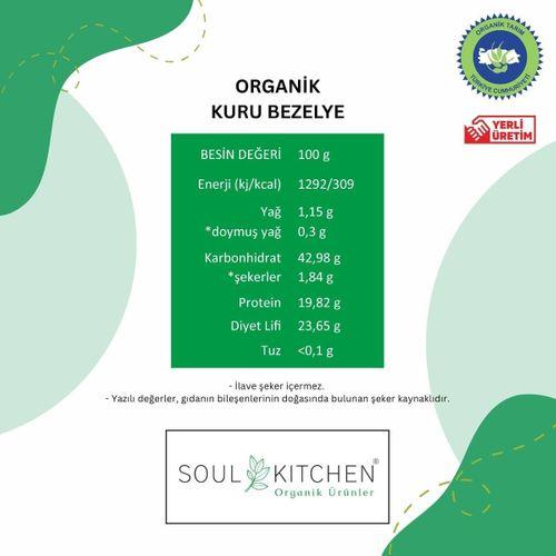 Organik Kuru Bezelye 750 g