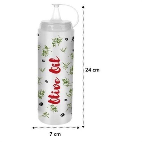 Angel Of Life® Şeffaf Kapaklı Sızdırmaz Yağlık Sosluk Şişesi Plastik Yağdanlık Master Chef AP-9471
