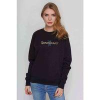 Starcraft Baskılı Siyah Kadın Sweashirt