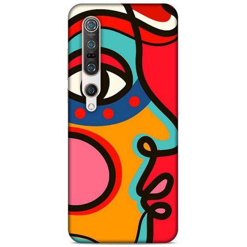 Lopard Xiaomi Mi 10 Pro Uyumlu Kılıf Soyut Sanat (9) Baskılı Kılıf
