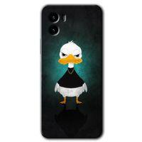Vivo Y15s Kılıf HD Desen Baskılı Arka Kapak - Angry Duck + Kırılmaz Cam