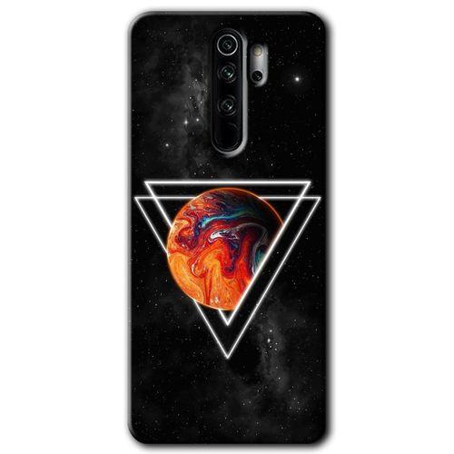 MRCİLETİSİM Xiaomi Redmi Note 8 Pro Kılıf Kapak - Kızıl Gezegen +Hayalet Ekran Yandan Gözükmez