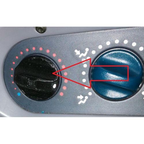 Renault Twingo Klima Havalandırma Düğmesi ABS Baskı 01251