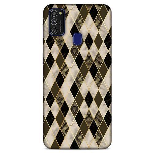 Mermer Desenli (2) Tema Kabı Bej Samsung Galaxy M21 Kılıf