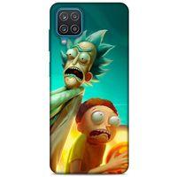 Samsung Galaxy A12 Uyumlu Kılıf Rick And Morty (24) Darbe Emici Kılıf Frank Palicky