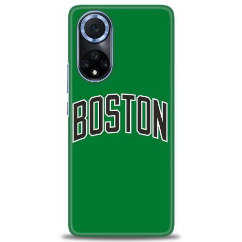 Huawei Nova 9 Kılıf HD Baskılı Kılıf - Boston Yeşil + Tam Ekran Koruyucu