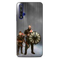 Lopard Huawei P Smart S 2020 Uyumlu Kılıf GameX (29) Arka Koruma Kılıfı God War