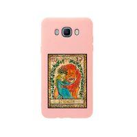 Samsung J7 2016 Strenght Premium Silikonlu Pembe Telefon Kılıfı