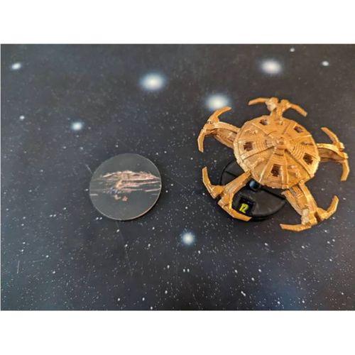 Star Trek Alliance İçin Snap Birleşimli Dairesel Taban ve Amper Kadranı 3D Baskı (Bu ürün Sadece Plastik parçadır - Almadan Önce Soru Sorabilirsiniz)