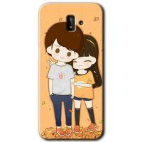 Galaxy J6 Plus Kılıf HD Desen Baskılı Arka Kapak - Şıpsevdi Çift