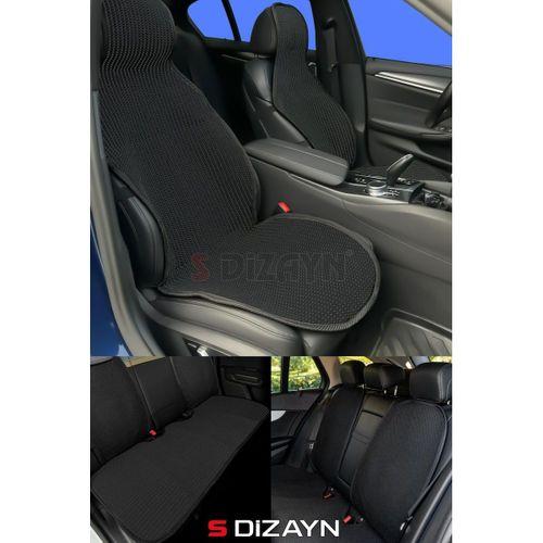 S-Dizayn Oto Koltuk Koruyucu Kılıf Set Siyah Universal 2+3 Parça Ön Arka