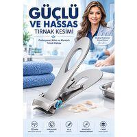 Kalın ve Mantarlı Tırnak Makası - Profesyonel Ekstra Geniş Çeneli Ayak Tırnak Kesici  723625