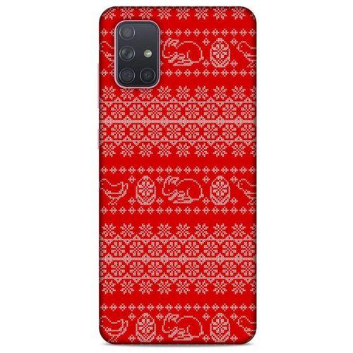 Kazak (9) Desenli Silikon Kapak Telefon Kabı Samsung Galaxy A71 Kılıf