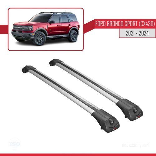 Ford Bronco Sport (CX430) 2021 ve Sonrası ile uyumlu ACE-1 Ara Atkı Tavan Barı GRİ