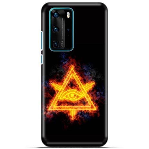 Lopard Huawei P40 Pro Uyumlu Kılıf FireX (42) Rugged Armor Kılıf İlluminati