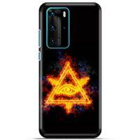 Lopard Huawei P40 Pro Uyumlu Kılıf FireX (42) Rugged Armor Kılıf İlluminati