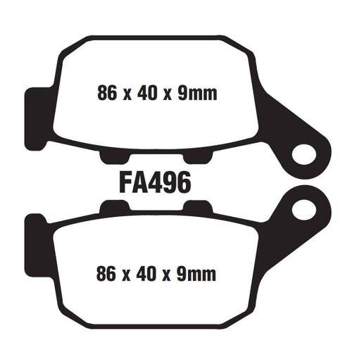 HONDA Honda Arka Disk Balata Fa496 A Nc 700-750 Xl600-650-700-Cbr250-Cbr500R-Xrv750-Suzuki İnazuma Gv250 F