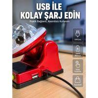 Güneş Enerjili Led Disco Lamba Şarjlı Rgb Parti Ve Dekoratif Aydınlatma Lambası