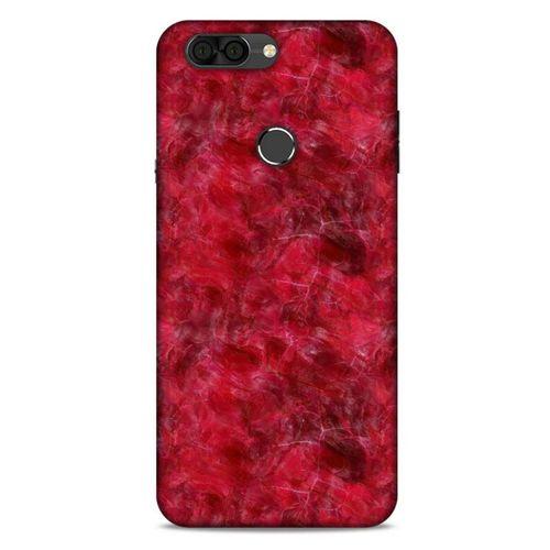 Mermer Desenli (6) Tema Silikon Kılıf Kırmızı Vestel Venüs V6 Kılıf