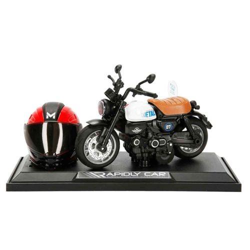 5835 MOTOSİKLET 1 14 HONDA MONKEY KASKLI FİGÜR PB 3R SES IŞIK