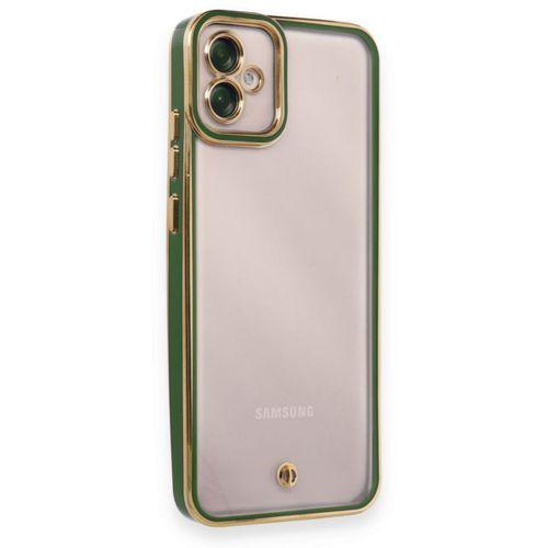 XD Samsung Galaxy A04E Kılıf Liva Lens Silikon - Yeşil