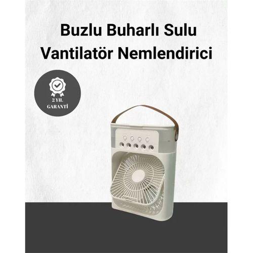 Spreyli Mini Masaüstü Fan | 500ml Su Hazneli, 3 Kademeli Soğutucu