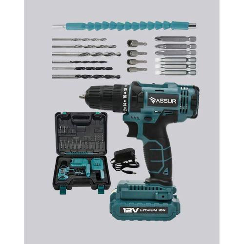 Güçlü Şarjlı Matkap Vidalama Çift Batarya