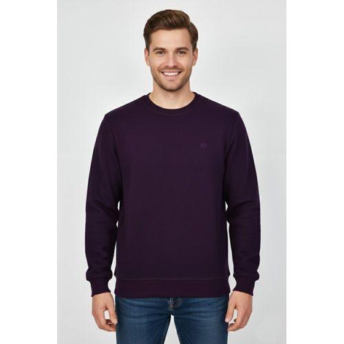 Erkek Sıfır Yaka Selanik Sweatshirt Regular Kalıp BGL-ST04926
