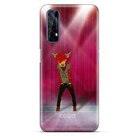 Oppo Realme 7 Kılıf FunnyMaX (27) Tasarımlı Kılıf Fuşya