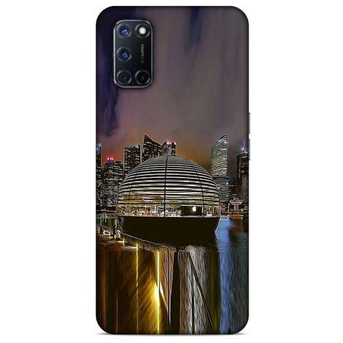 Oppo A72 Kılıf Dünya Mimarisi (49) Ultra Silikon Kılıf Apple Marina Bay