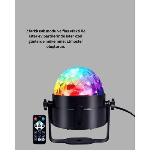 Uzaktan Kumandalı Rgb Disko Projektör Işığı