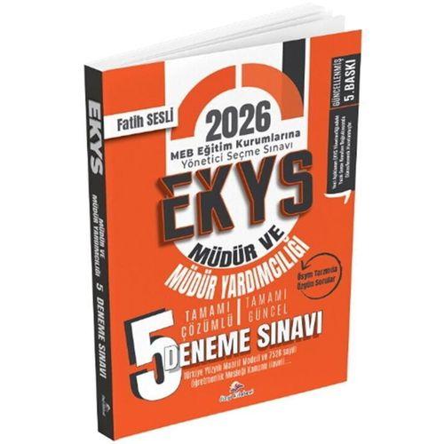 2026 MEB EKYS Müdür ve Müdür Yardımcılığı 5 Deneme Çözümlü 5. Baskı Dizgi Kitap