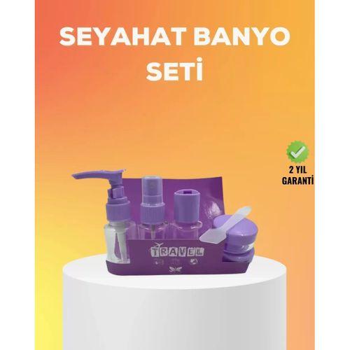 Seyahat Bakım Seti 5 Parça Sızdırmaz Şeffaf Kapaklı 30ml